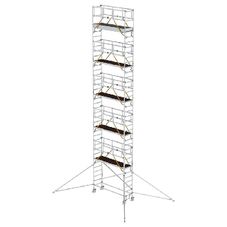 MUNK Rollgerüst SG mit Ausleger 0,75x2,45m Plattform 12,35m AH-Beschreibung lesen