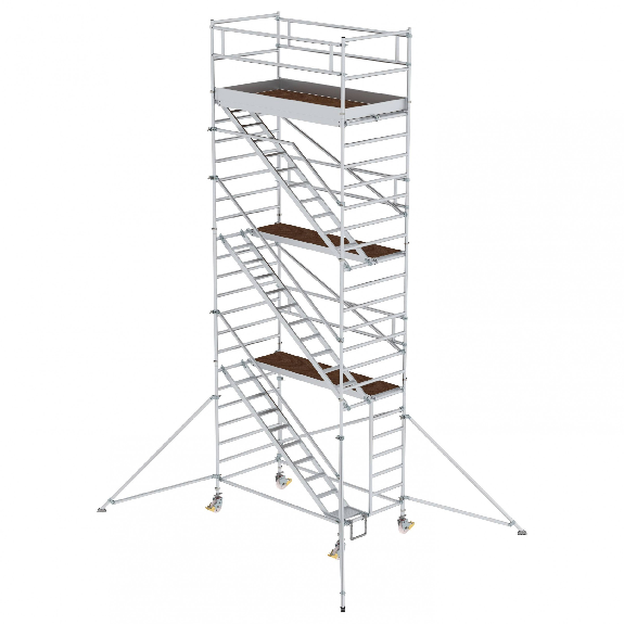 MUNK Rollgerüst mit Schrägaufstiegen 1,35x2,45m Plattform, 8,35m AH MUNK Rollgerüst mit Schrägaufstiegen 1,35x2,45m Plattform, 8,35m AH-Beschreibung lesen