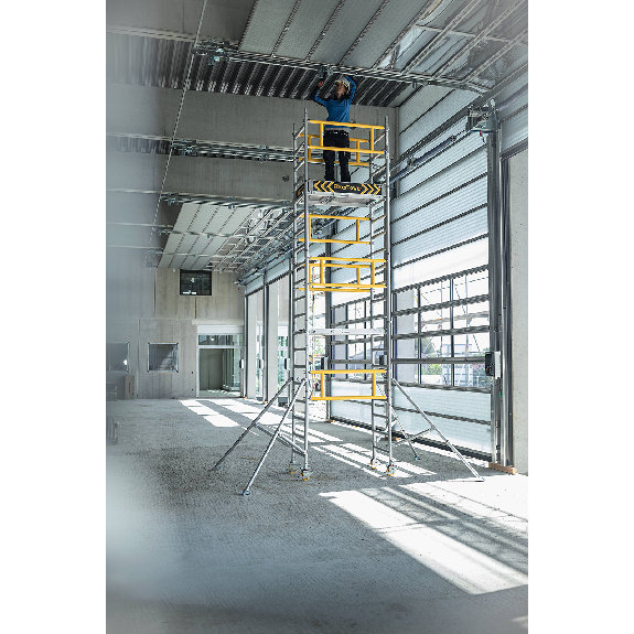 Einzelarbeitsplattform aus Aluminium-Beschreibung lesen
