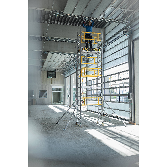 Einzelarbeitsplattform aus Aluminium-Beschreibung lesen