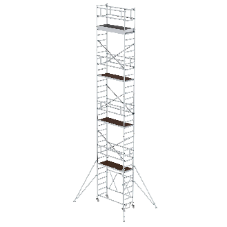 MUNK Klappgerüst 0,75x1,80m Plattform, 10,80m Arbeitshöhe-Beschreibung lesen