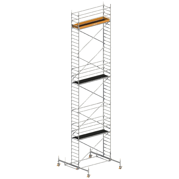 Rollgerüst Uni Standard 12,38m Ah (Din en 1004: 2004)-Leer más