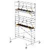 MUNK Rollgerüst SG 0,75x3,00m Plattform 6,66m AH MUNK Rollgerüst SG 0,75x3,00m Plattform 6,66m AH