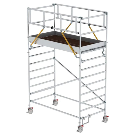 MUNK Rollgerüst SG mit Doppelplattform 1,35x2,45m Plattform 5,07m AH MUNK Rollgerüst SG mit Doppelplattform 1,35x2,45m Plattform 5,07m AH-Beschreibung lesen