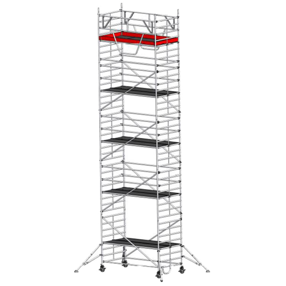 Échafaudage Euroline 9517 avec structure de sécurité et stabilisateurs 11,35 m AH-Leer más