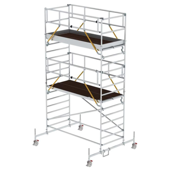 MUNK Rollgerüst SG mit Doppelplattform 1,35x3,00m Plattform 6,66m AH MUNK Rollgerüst SG mit Doppelplattform 1,35x3,00m Plattform 6,66m AH-Beschreibung lesen