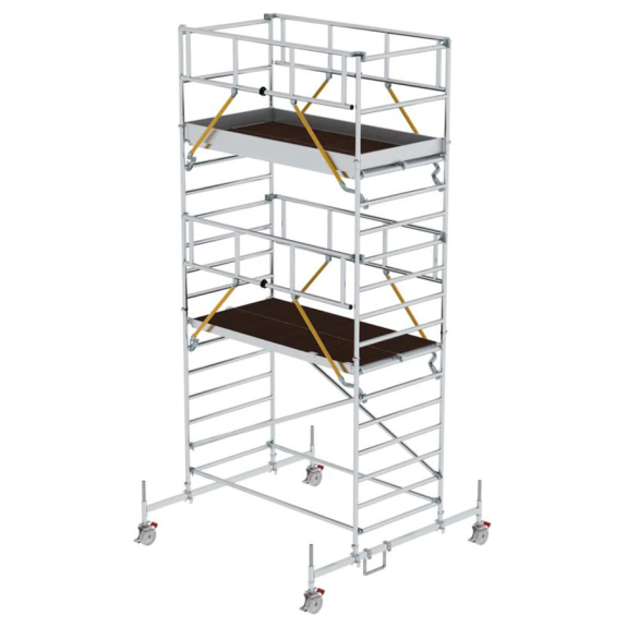 MUNK Rollgerüst SG mit Doppelplattform 1,35x2,45m Plattform 6,66m AH-Beschreibung lesen