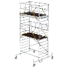 MUNK Rollgerüst SG mit Doppelplattform 1,35x2,45m Plattform 6,66m AH