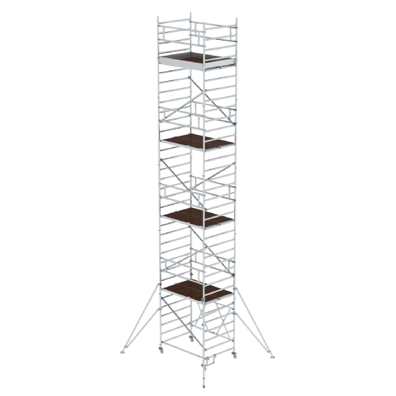 MUNK Klappgerüst 1,35x1,80m Plattform, 10,80m Arbeitshöhe-Beschreibung lesen