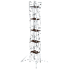 MUNK Rollgerüst mit Doppelplattform 1,35x1,80m Plattform 13,35m AH
