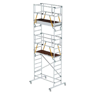 MUNK Aluminium Standard Rollgerüst SG mit 6,10m Arbeitshöhe-Beschreibung lesen