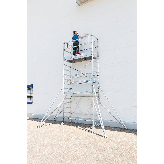 MUNK Klappgerüst 1,35x1,80m Plattform, 8,80m Arbeitshöhe-Beschreibung lesen