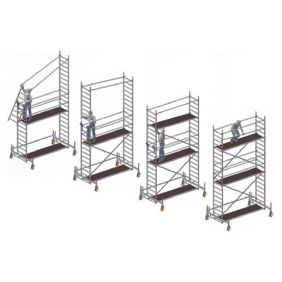 Layher Nachrüstset P2 für Gerüst Uni Kompakt 1405.006 Layher Nachrüstset P2 für Gerüst Uni Kompakt 1405.006-Beschreibung lesen