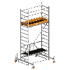 Layher Rollgerüst Zifa Sicherheitsaufbau P2 4,76m AH Layher Rollgerüst Zifa Sicherheitsaufbau P2 4,76m AH