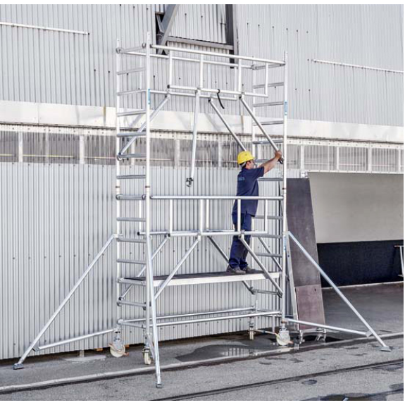 Zarges Fahrgerüst MultiTower S-PLUS 2T mit Auslegern, doppelte Plattformbreite 1,80m Plattformlänge 13,20m AH Zarges Fahrgerüst MultiTower S-PLUS 2T mit Auslegern, doppelte Plattformbreite 1,80m Plattformlänge 13,20m AH-Beschreibung lesen