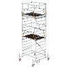MUNK Rollgerüst SG mit Doppelplattform 1,35x1,80m Plattform 6,66m AH