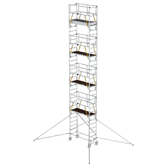 MUNK Rollgerüst SG mit Ausleger 0,75x1,80m Plattform 10,39m AH-Beschreibung lesen