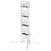 MUNK Rollgerüst SG mit Ausleger 0,75x1,80m Plattform 10,39m AH