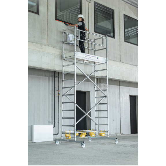 MUNK Aluminium Standard Rollgerüst 7,20m AH (DIN EN 1004:2005) MUNK Aluminium Standard Rollgerüst 7,20m AH (DIN EN 1004:2005)-Beschreibung lesen