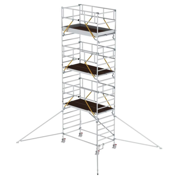 Roll Frame SG avec une double plate-forme de 1,35x2,45m et l'excavatrice 8,43m Ah-Leer más