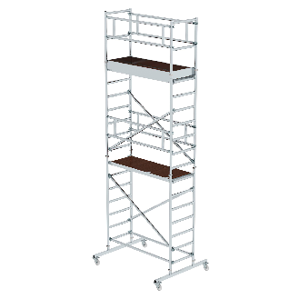 MUNK Aluminium Standard Rollgerüst 6,20m AH (DIN EN 1004:2005)-Beschreibung lesen