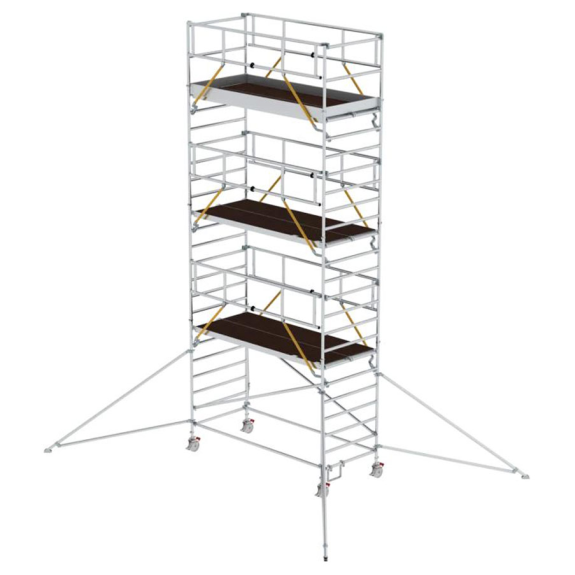Échafaudage mobile MUNK SG avec double plate-forme 1,35x3,00m et flèche 8,43m AH-Leer más
