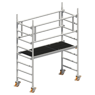 Layher Rollgerüst Uni Leicht Standard-Aufbau 3,11m AH-Beschreibung lesen