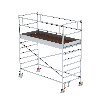 MUNK Rollgerüst mit Doppelplattform 1,35x3,00m Plattform, 4,35m AH MUNK Rollgerüst mit Doppelplattform 1,35x3,00m Plattform, 4,35m AH