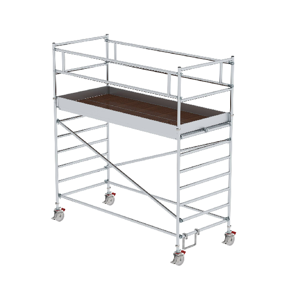 MUNK Rollgerüst mit Doppelplattform 1,35x3,00m Plattform, 4,35m AH MUNK Rollgerüst mit Doppelplattform 1,35x3,00m Plattform, 4,35m AH-Beschreibung lesen