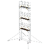 MUNK Rollgerüst SG mit Ausleger 0,75x2,45m Plattform 9,55m AH MUNK Rollgerüst SG mit Ausleger 0,75x2,45m Plattform 9,55m AH