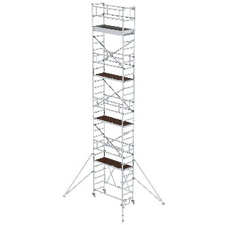 MUNK Klappgerüst 0,75x1,80m Plattform, 9,80m Arbeitshöhe-Beschreibung lesen