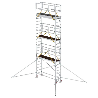 MUNK Rollgerüst SG mit Ausleger 0,75x3,00m Plattform 8,43m AH-Beschreibung lesen
