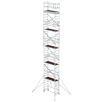 MUNK Klappgerüst 0,75x1,80m Plattform, 11,80m Arbeitshöhe-Beschreibung lesen