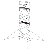 MUNK Rollgerüst SG mit Ausleger 0,75x1,80m Plattform 7,59m AH MUNK Rollgerüst SG mit Ausleger 0,75x1,80m Plattform 7,59m AH