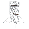 MUNK Rollgerüst mit Schrägaufstiegen 1,35x1,80m Plattform, 6,35m AH MUNK Rollgerüst mit Schrägaufstiegen 1,35x1,80m Plattform, 6,35m AH