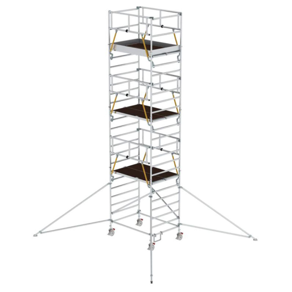 MUNK Rollgerüst SG mit Doppelplattform 1,35x1,80m und Ausleger 8,43m AH MUNK Rollgerüst SG mit Doppelplattform 1,35x1,80m und Ausleger 8,43m AH-Beschreibung lesen