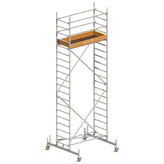 Layher Rollgerüst Uni Leicht Standard-Aufbau 6,26m AH Layher Rollgerüst Uni Leicht Standard-Aufbau 6,26m AH-Beschreibung lesen
