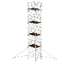 MUNK Rollgerüst SG mit Doppelplattform 1,35x1,80m und Ausleger 10,39m AH MUNK Rollgerüst SG mit Doppelplattform 1,35x1,80m und Ausleger 10,39m AH