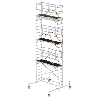MUNK Rollgerüst SG 0,75x2,45m Plattform 8,62m AH-Beschreibung lesen