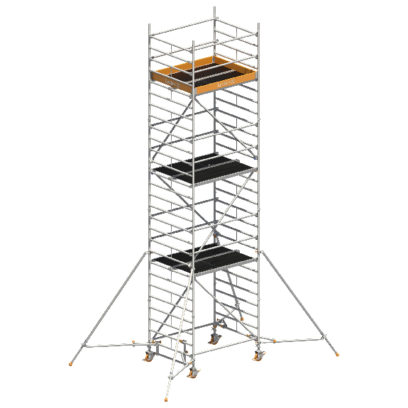 Roll Frame Uni Compact P2 avec des échafaudages 8,20m ah-Leer más