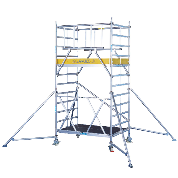 ZARGES Compactmaster S-PLUS 2T - échafaudage pliable hauteur de travail 4,60 m-Leer más