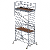 MUNK Rollgerüst mit Doppelplattform 1,35x3,00m Plattform, 7,35m AH