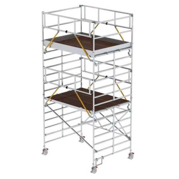 MUNK Klappgerüst SG mit Dreifach-Plattform 2,45x1,90m und Sicherheitsgeländer 6,47m AH MUNK Klappgerüst SG mit Dreifach-Plattform 2,45x1,90m und Sicherheitsgeländer 6,47m AH-Beschreibung lesen