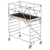 MUNK Rollgerüst SG mit Doppelplattform 1,35x2,45m Plattform 4,51m AH