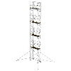 MUNK Rollgerüst SG mit Ausleger 0,75x1,80m Plattform 11,51m AH