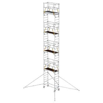 MUNK Rollgerüst SG mit Ausleger 0,75x1,80m Plattform 11,51m AH-Beschreibung lesen