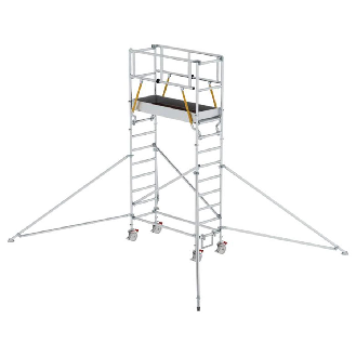 MUNK Rollgerüst SG mit Ausleger 0,75x1,80m Plattform 5,07m AH-Beschreibung lesen