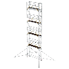 MUNK Rollgerüst SG mit Ausleger 0,75x3,00m Plattform 11,51m AH
