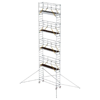 MUNK Rollgerüst SG mit Ausleger 0,75x3,00m Plattform 11,51m AH-Beschreibung lesen