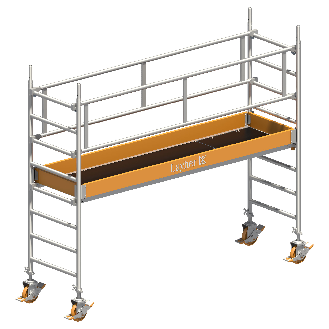 Layher Rollgerüst Uni Standard 3,20m AH (DIN EN 1004:2004)-Beschreibung lesen